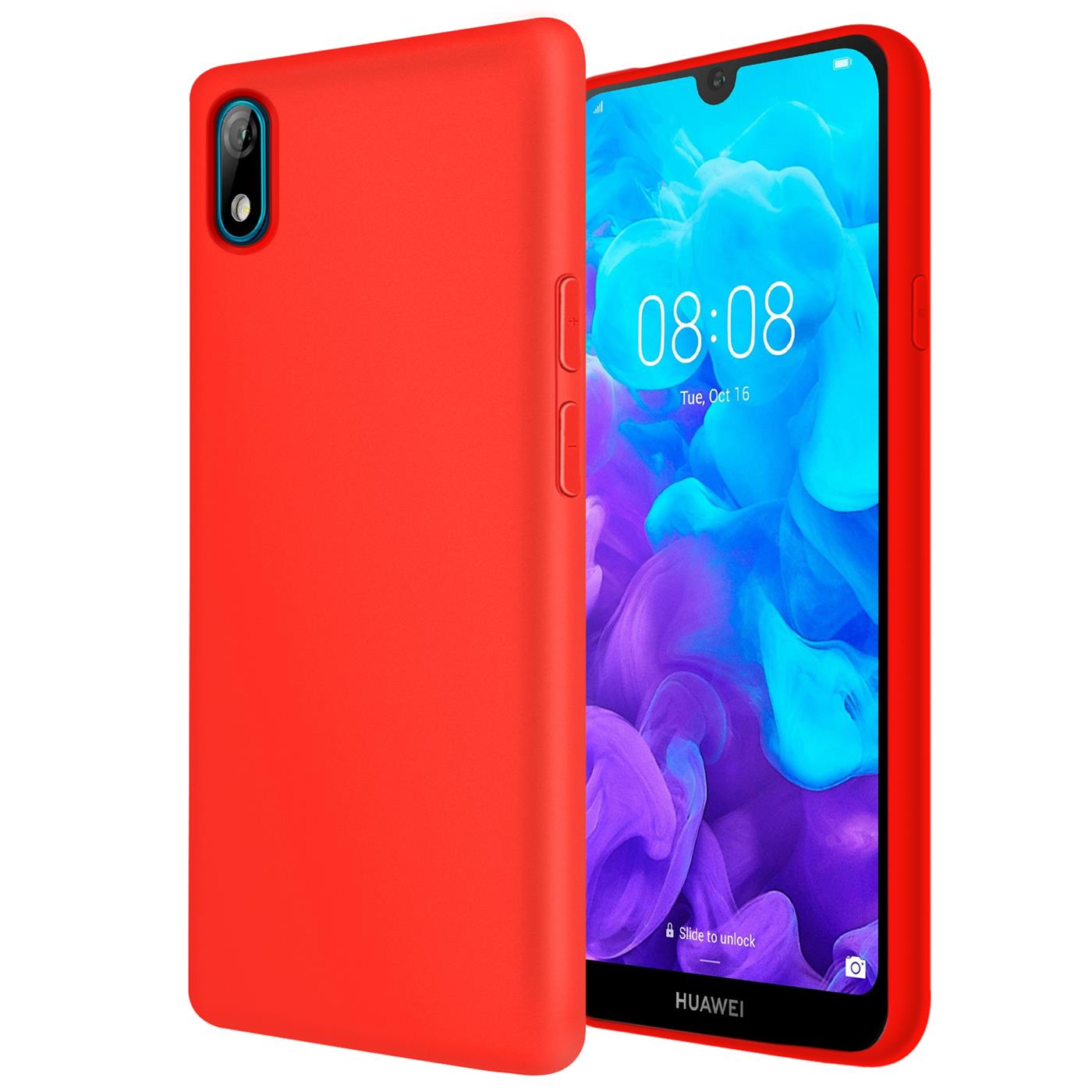 Hülle für Huawei Y5 2019 Handy Schutz Cover Silikon Gel Case Handyhülle