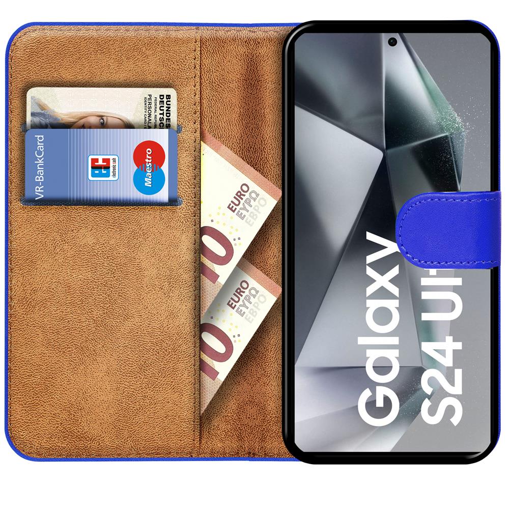 Basic Handyhülle für Samsung Galaxy S24 Ultra Hülle Book Case