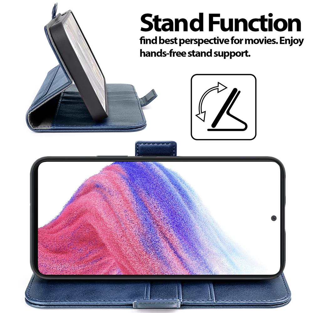 Handyhülle für Samsung Galaxy A54 5G Hülle Flip Case mit Kartenfächer RFID  Block Schutzhülle