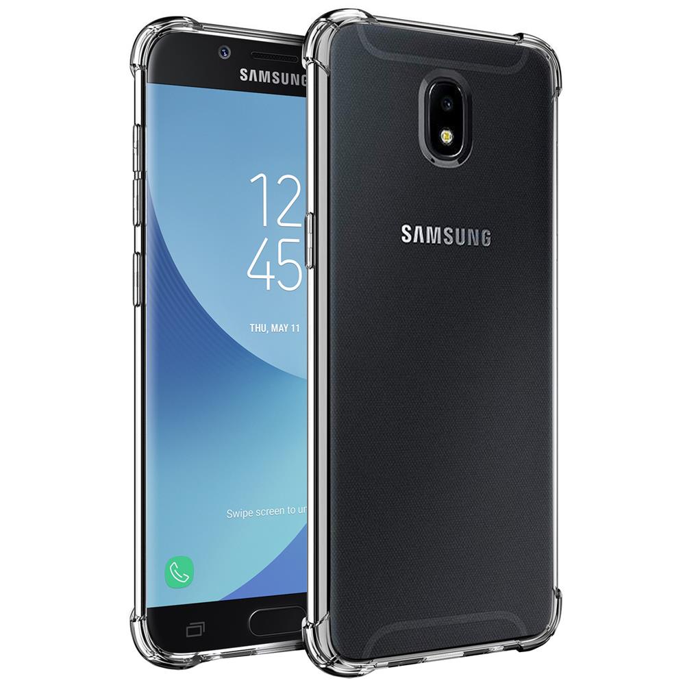 Anti Shock Hulle Fur Samsung Galaxy J3 17 Schutzhulle Mit Verstarkten Ecken Transparent Case
