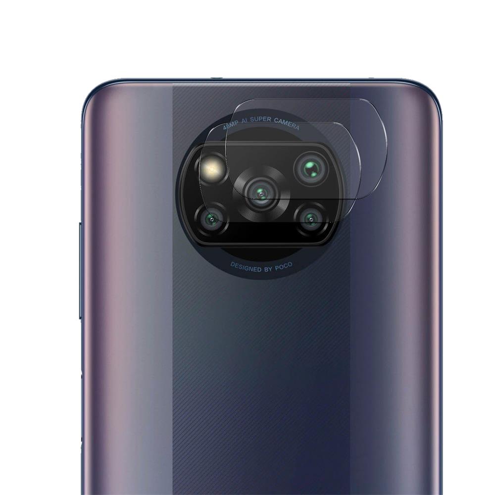 Panzerglas für Xiaomi Poco X3 / X3 Pro Schutzfolie 2x Kamera