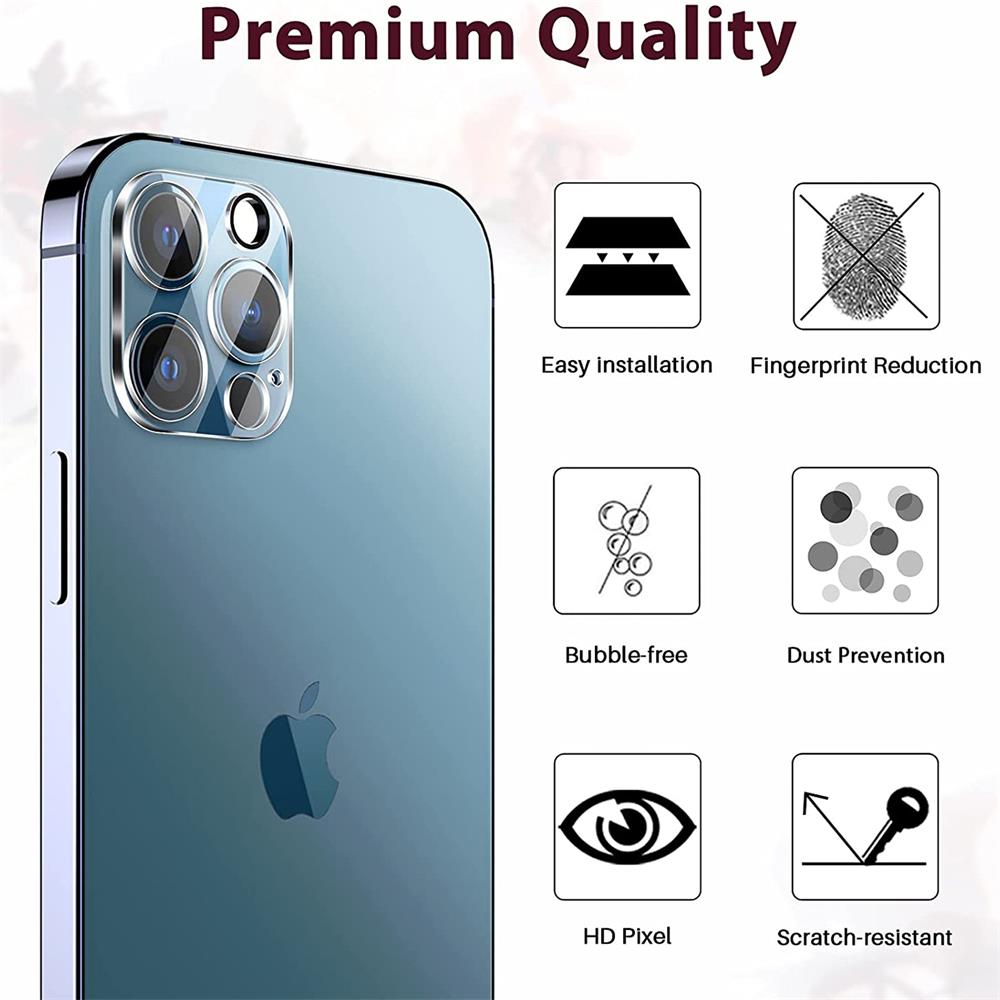 Numerva Schutzfolie Kamera Schutzglas für Apple iPhone 12 Pro
