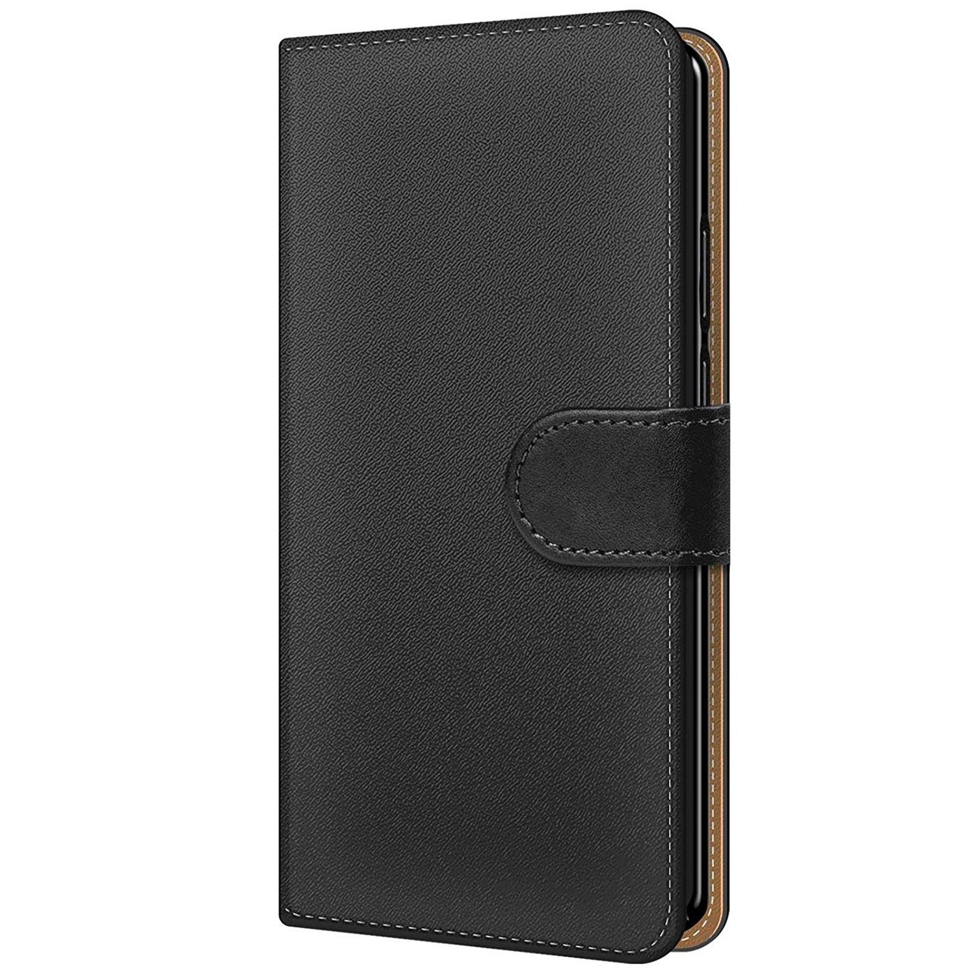 Handy Hülle für Huawei P8 Lite 2017 Tasche Geldfach Etui Klapphülle Flip Cover