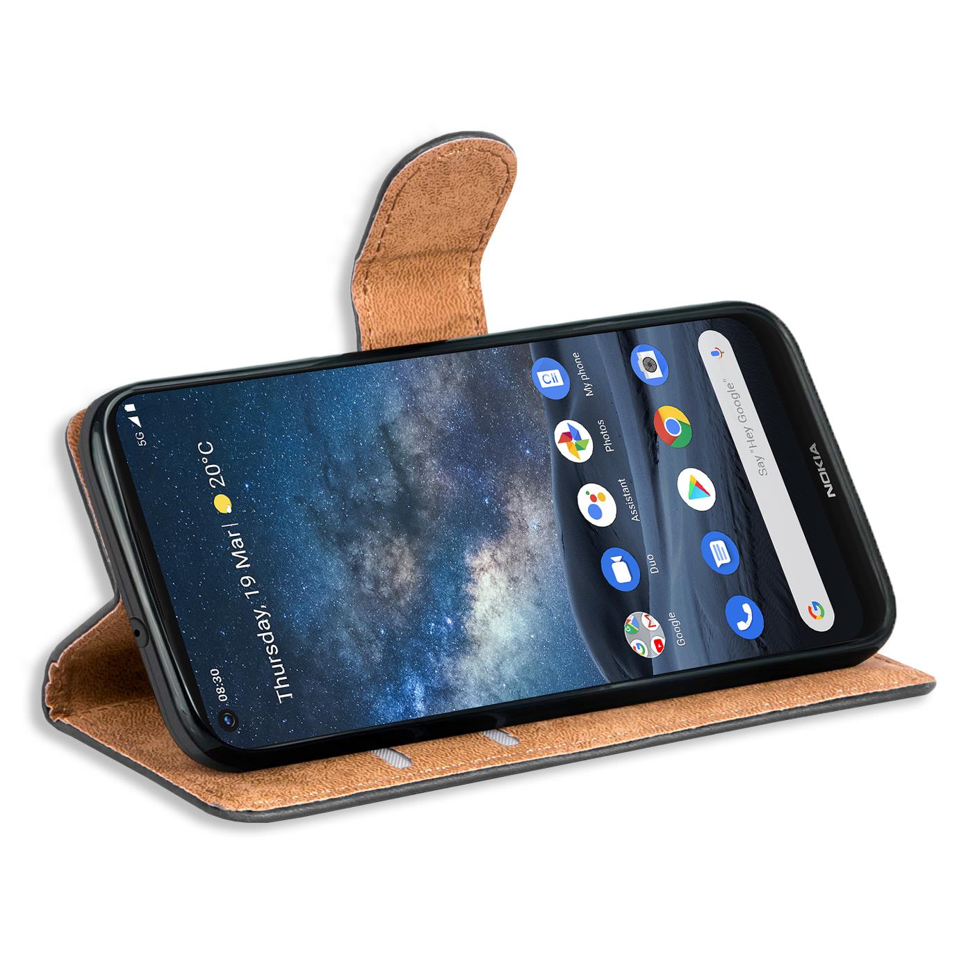 Indexbild 10 - Book Case für Nokia 8.3 5G Hülle Flip Cover Handy Tasche Schutz Hülle Etui