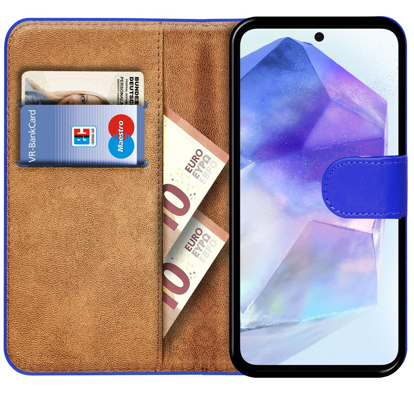 Housse Book Case pour Samsung Galaxy A56 5G housse étui à rabat housse de protection pour téléphone portable - Photo 9/22