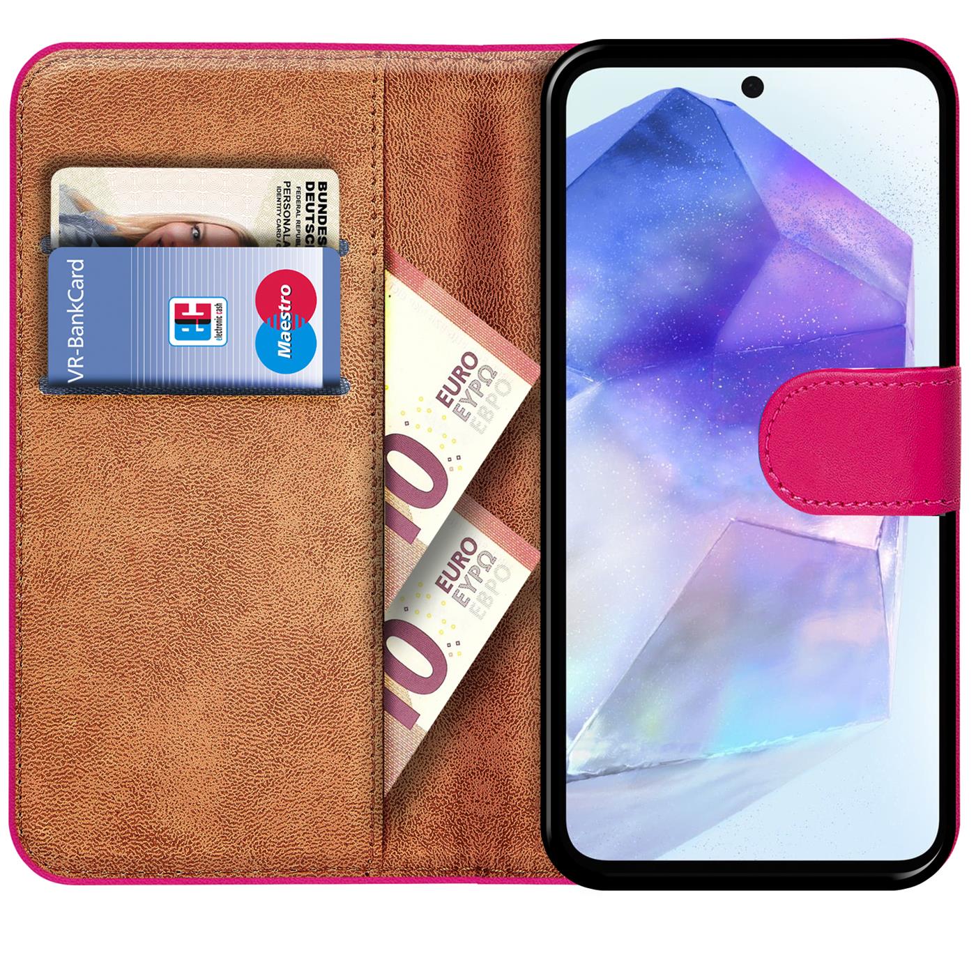 Housse Book Case pour Samsung Galaxy A56 5G housse étui à rabat housse de protection pour téléphone portable - Photo 15/22