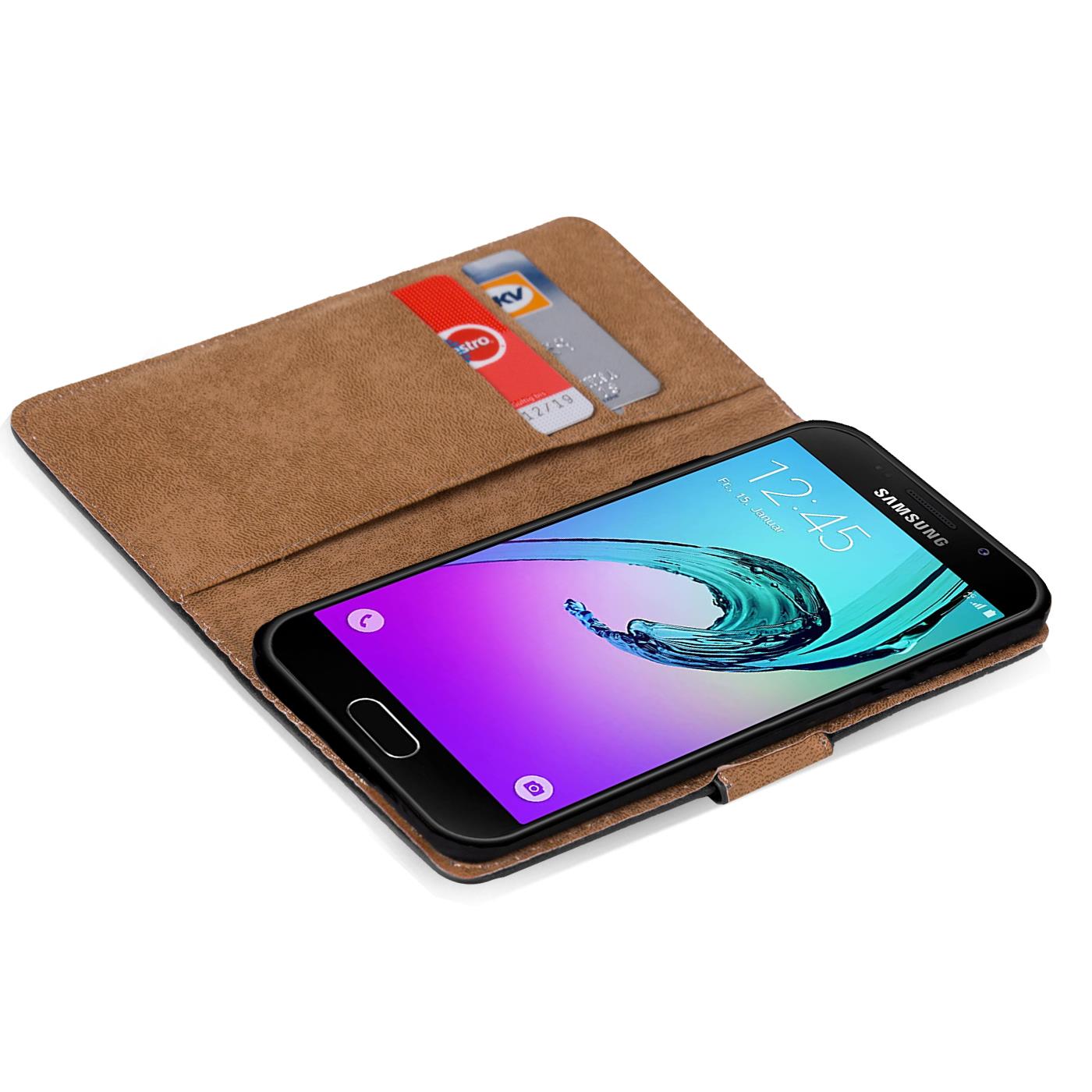 Handy Hülle für Samsung Galaxy A5 2016 (A510) Tasche Geldfach Klapphülle Cover