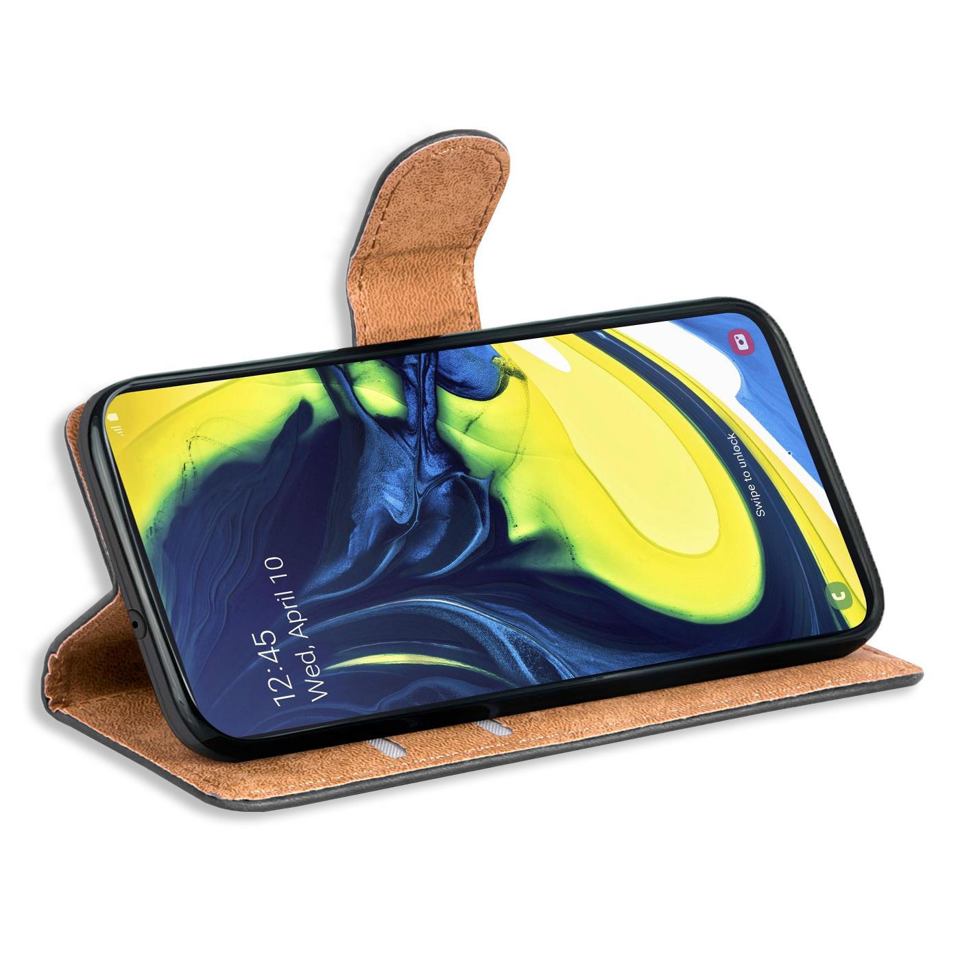 Schutz Hülle Für Samsung Galaxy A80 Handy Klapp Tasche Flip Case Schutzhülle