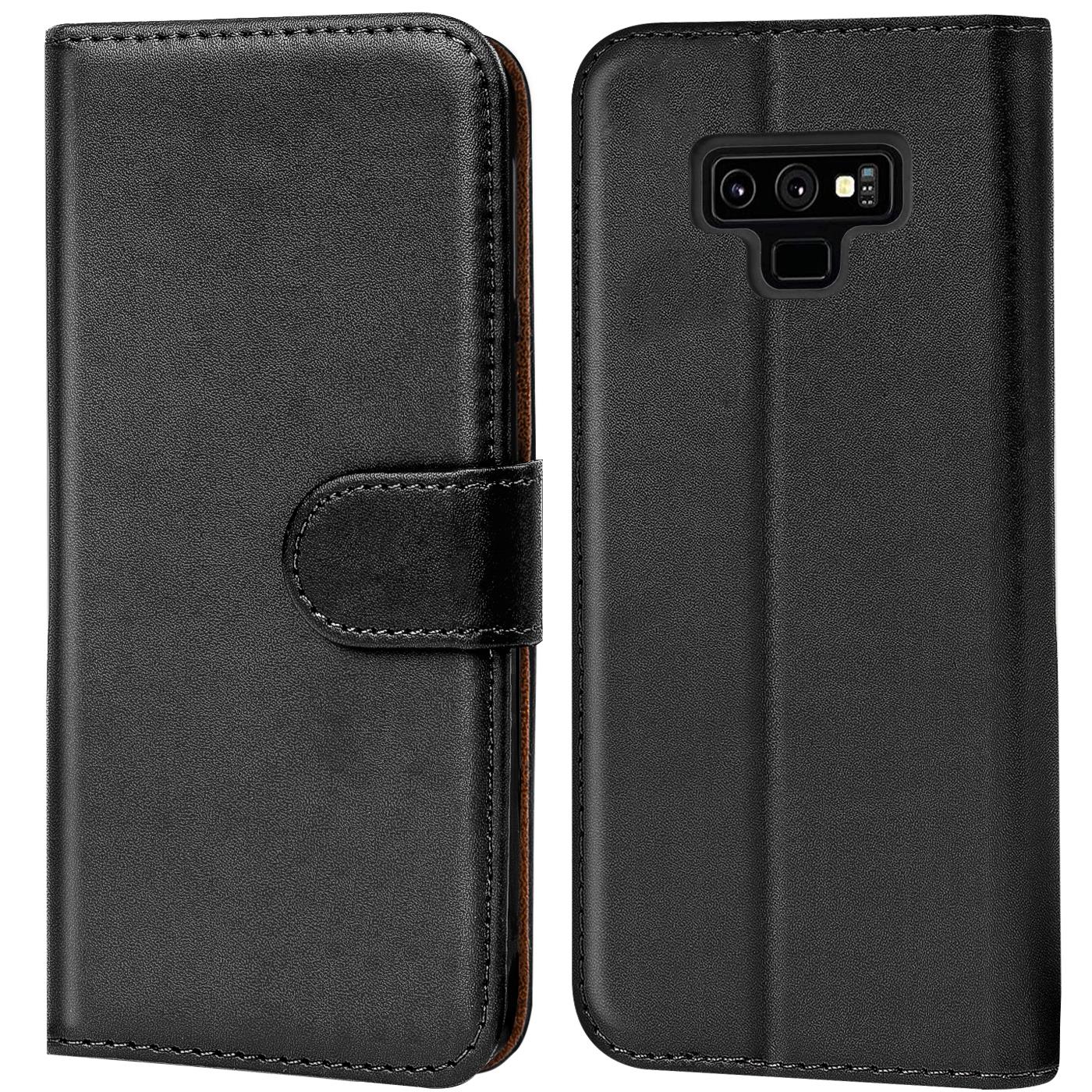 Book Case für Samsung Galaxy Note 9 Hülle Tasche Flip Cover Handy Schutz Hülle