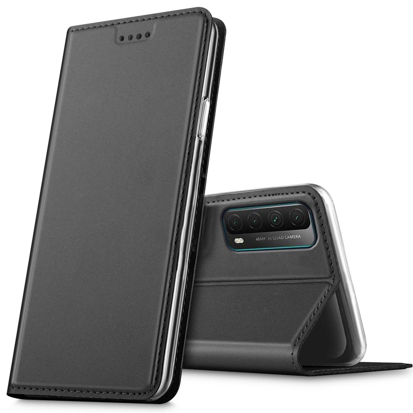 Miniaturansicht 8  - Handy Hülle für Huawei P Smart 2021 Book Case Schutzhülle Tasche Flip Cover