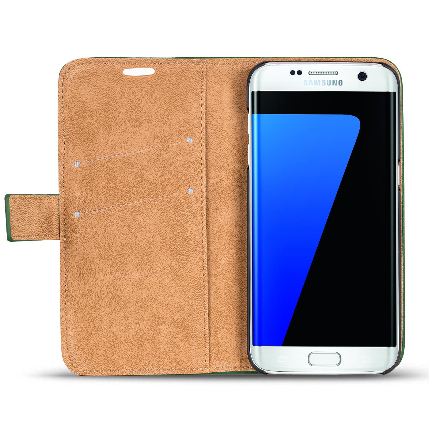 Samsung Galaxy S7 Edge Shockproof Wallet Book Case Cover PU Leather Flip Holder eBay