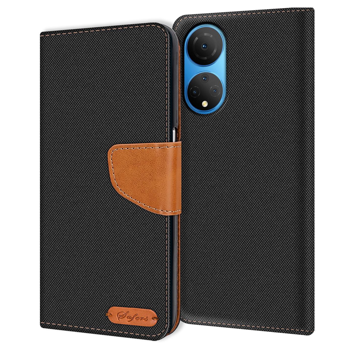 Klapp Hülle Honor X7 Handyhülle Tasche Flip Case Wallet Schutz Hülle Book Cover