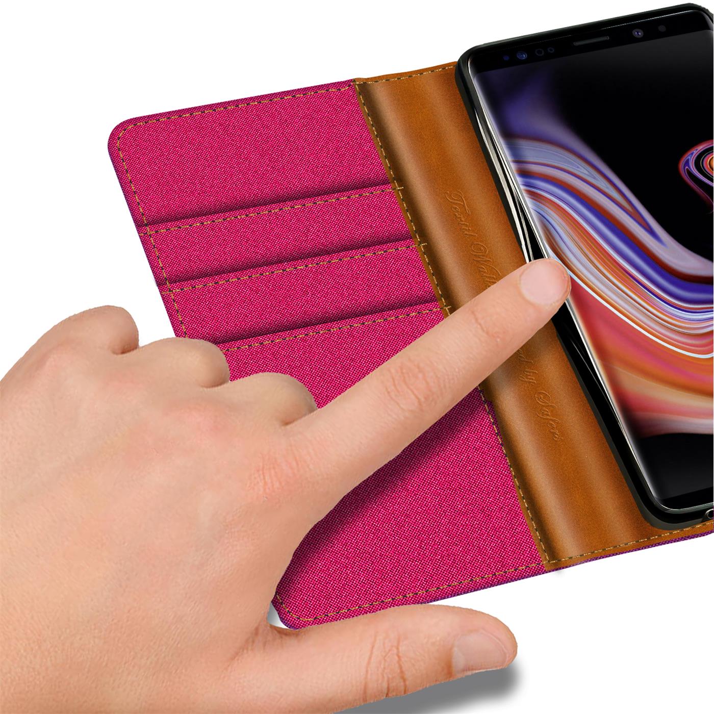 Miniaturansicht 16  - Handy Hülle für Samsung Galaxy Note 9 Tasche Wallet Flip Case Schutz Hülle Cover