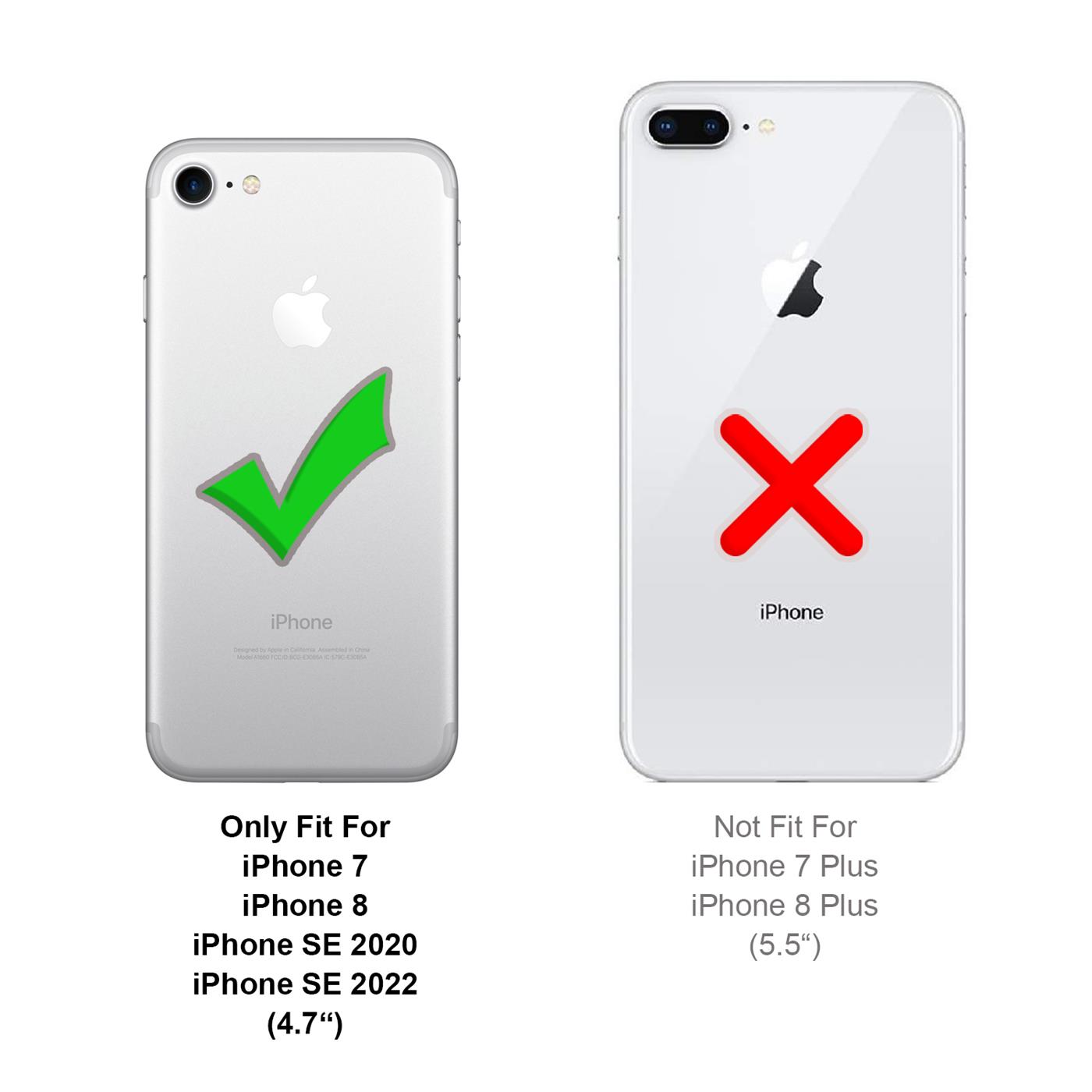 Hybrid Case für iPhone SE 2020 2022 iPhone 7 / 8 Hülle Armor Outdoor  Schutzhülle