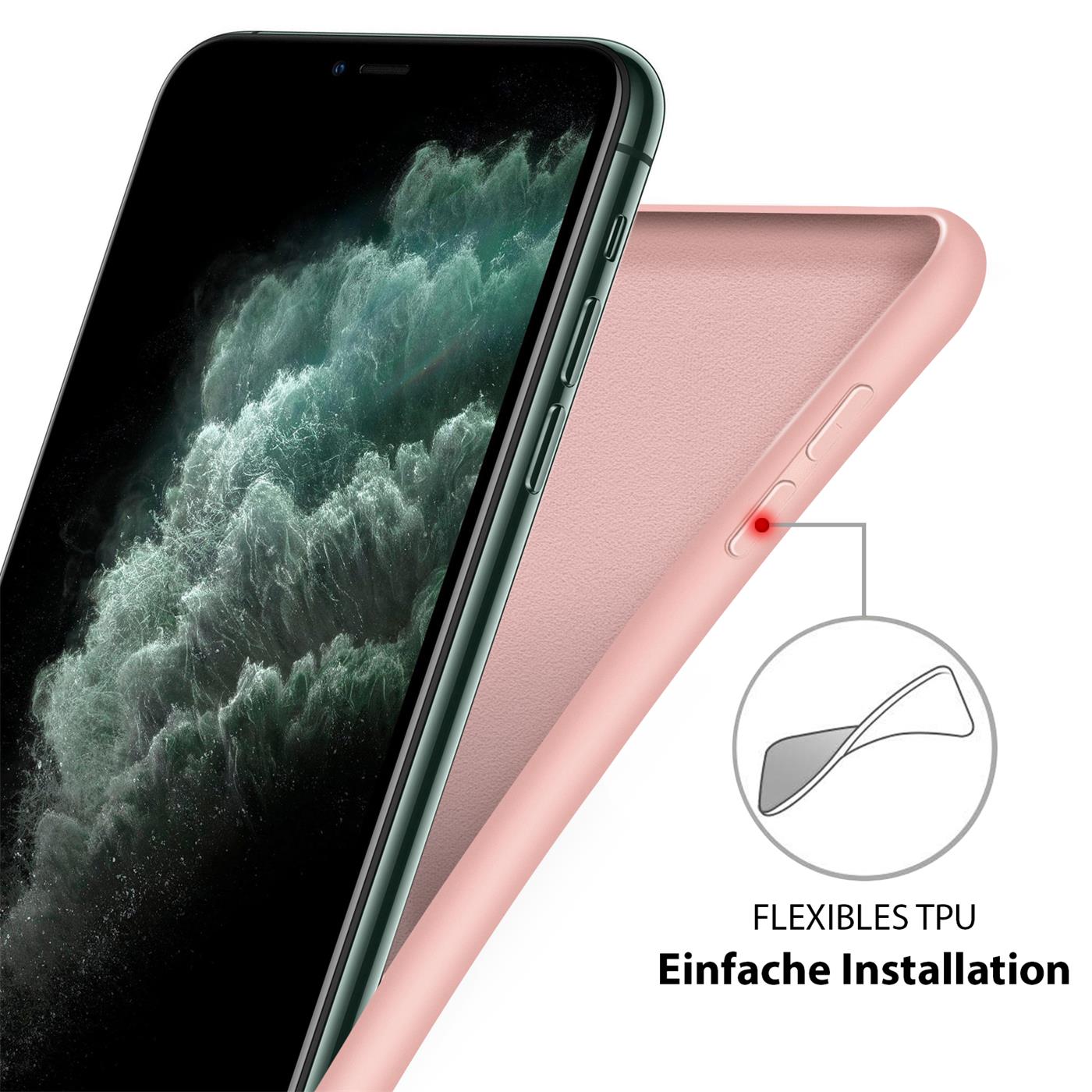 Schutzhülle Silikon Hülle Für Apple iPhone X Xs Handy Tasche Case Cover matt