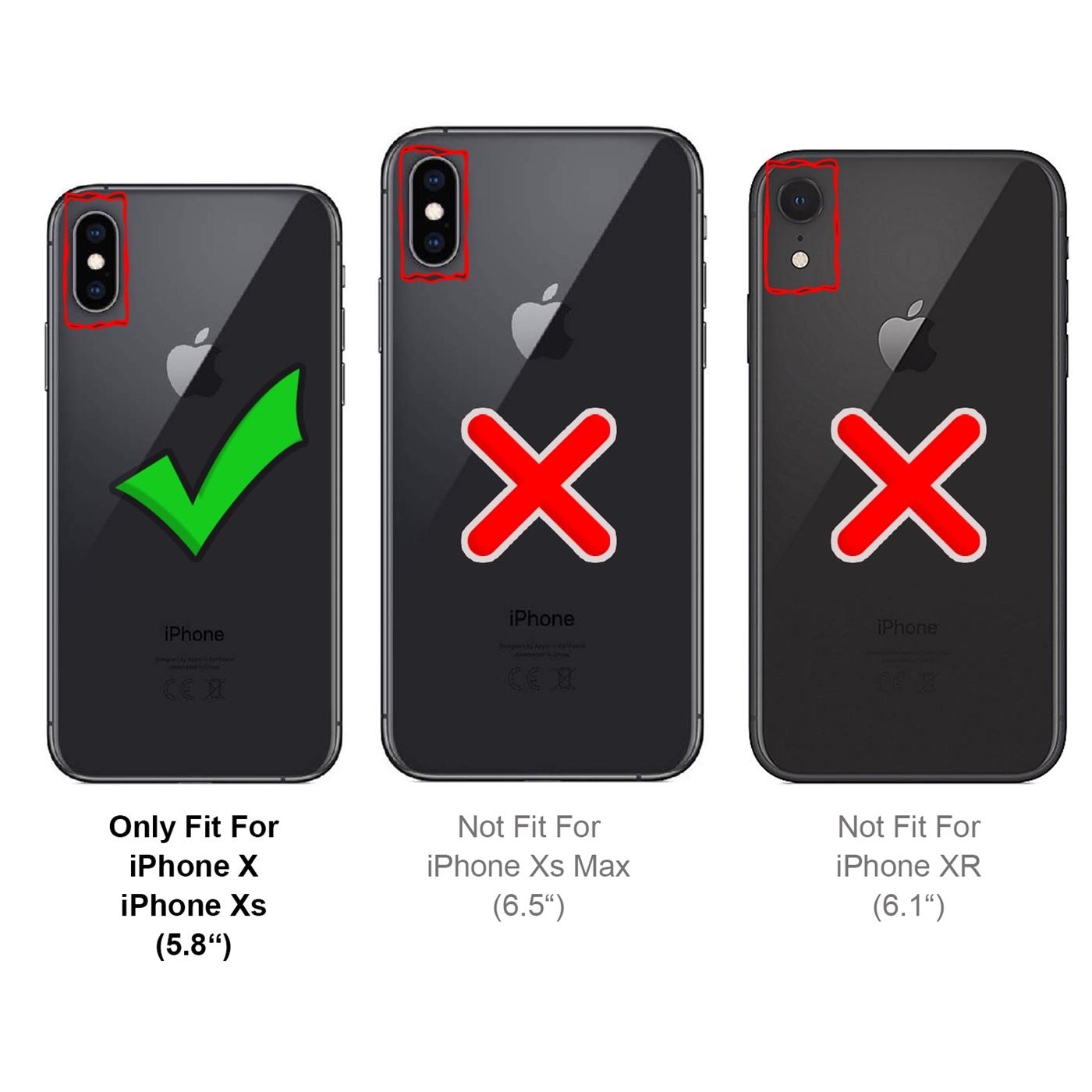 Schutzhülle Silikon Hülle Für Apple iPhone X Xs Handy Tasche Case Cover matt