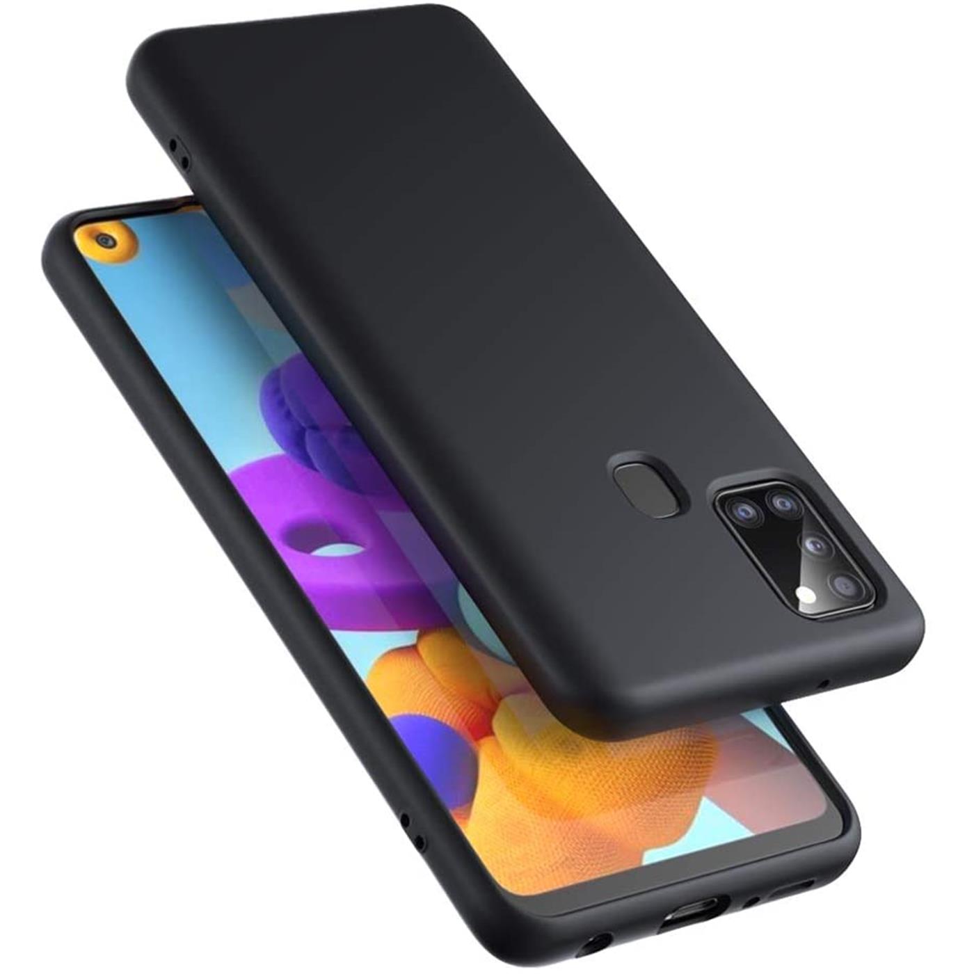 Hülle für Samsung Galaxy A21s Handy Schutz Cover Silikon Case ...