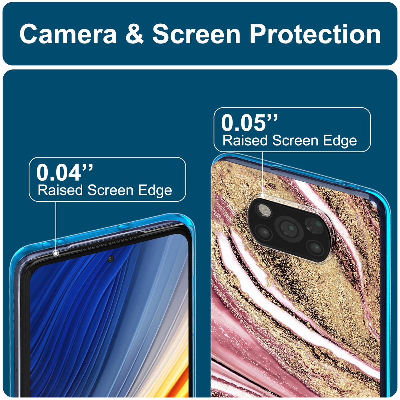 Silikon Schutz Hülle Motiv für Xiaomi Poco X3 Pro Handy Tasche Case