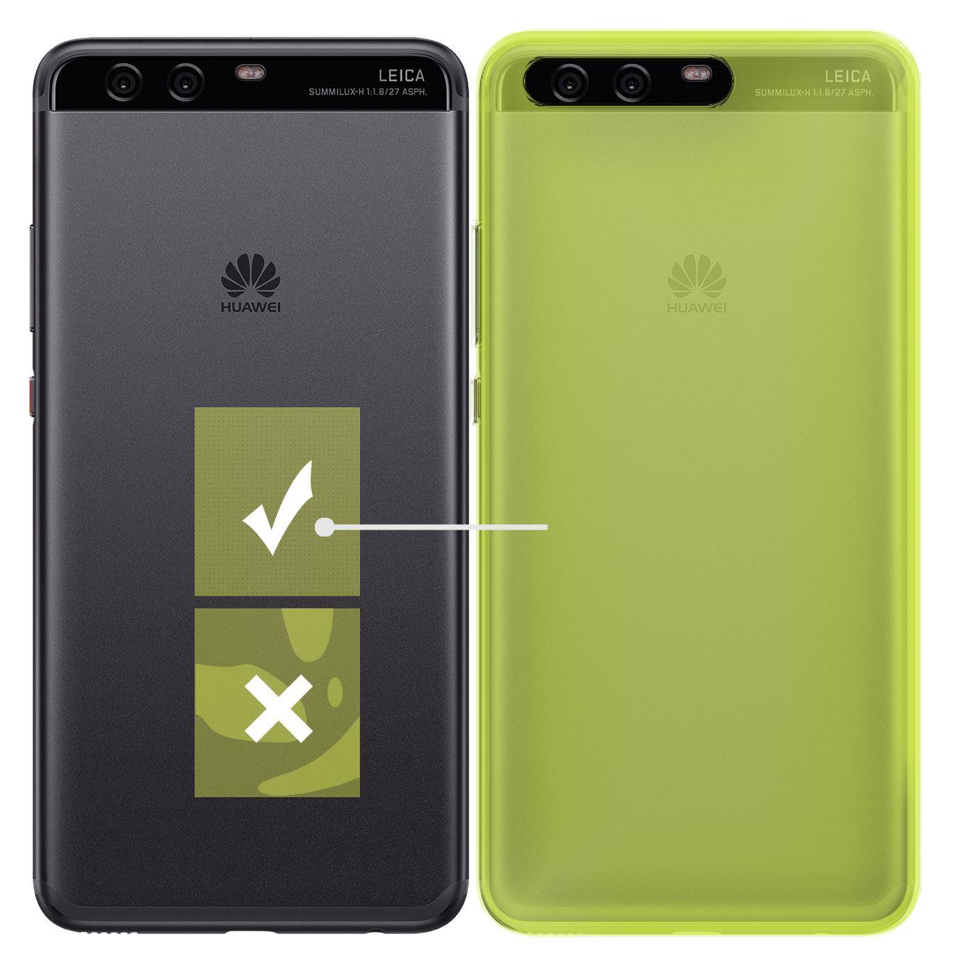 Indexbild 30 - Handy Hülle Für Huawei Slim Cover Silikon Case Schutzhülle Transparent Tasche