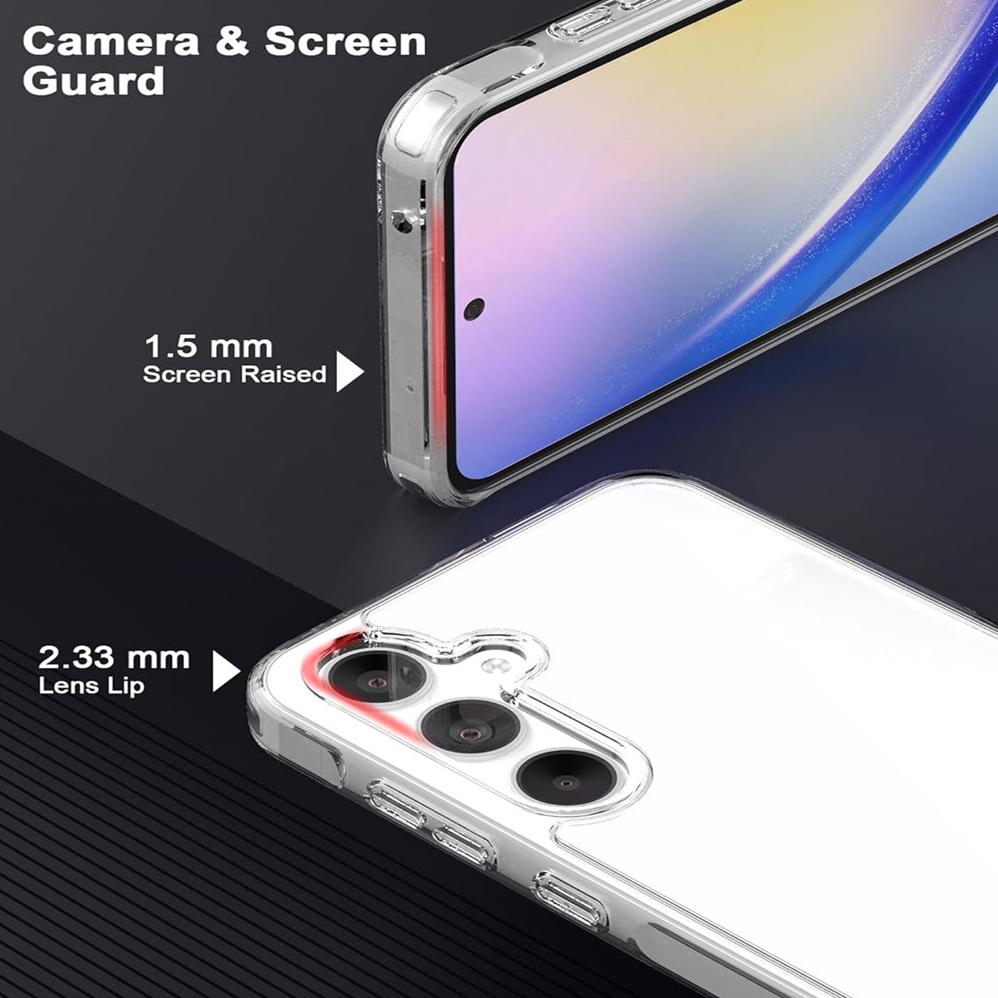 Handy Case für Samsung Galaxy A56 5G Hülle Transparent Slim Handyhülle Cover - Bild 9 von 10
