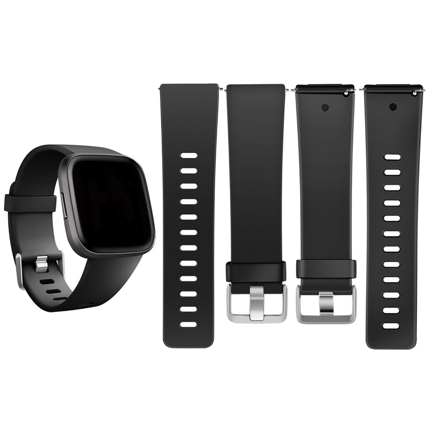 Silikon Sport Armband für Fitbit Versa 2 Lite Ersatzarmband TPU Uhren