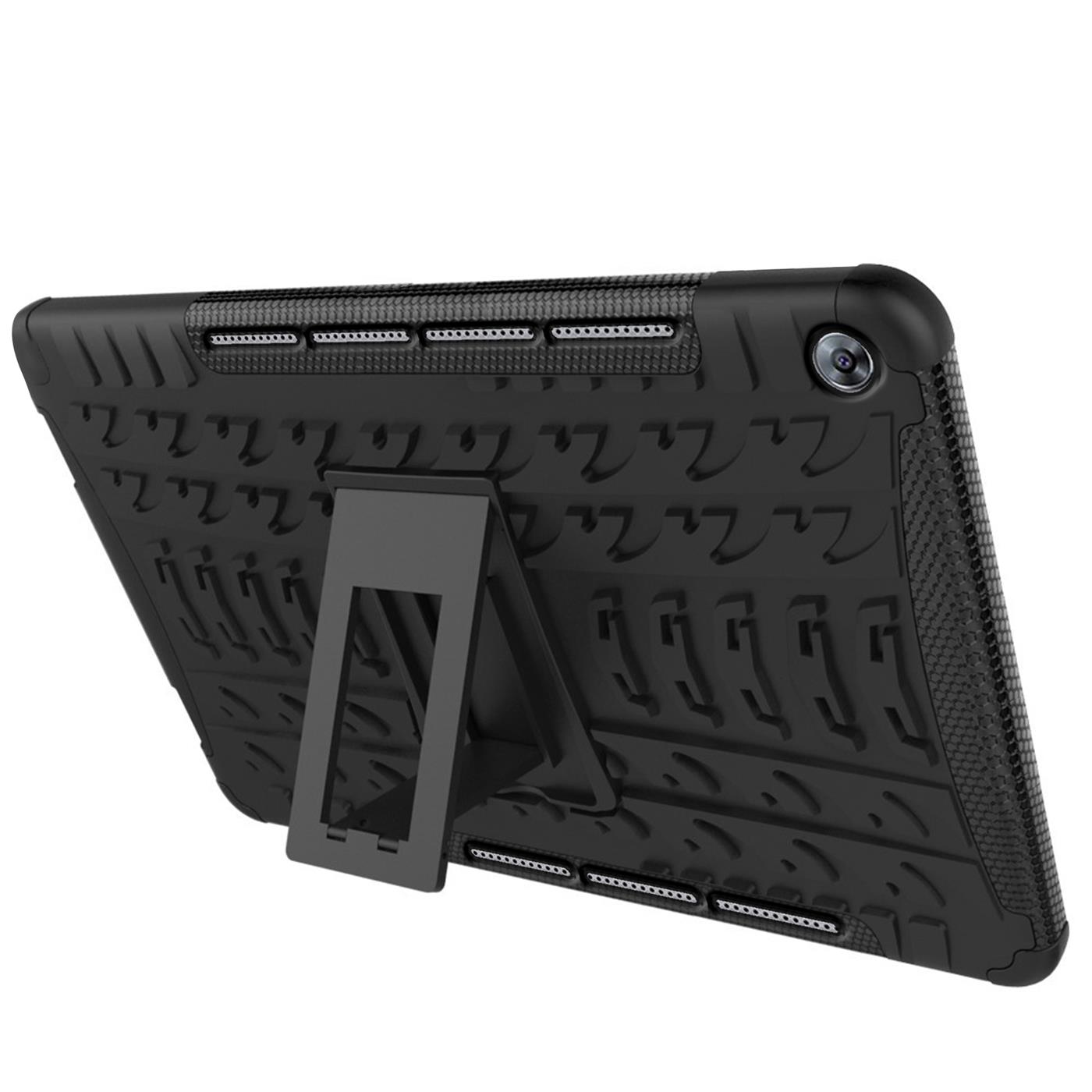 Custodia Cover Huawei MediaPad M5 10.8 & Huawei MediaPad M5 Pro 10.8, Resistente agli urti Protettiva Cover Antiurto con Supporto Rotante 360° e Cinturino da Polso