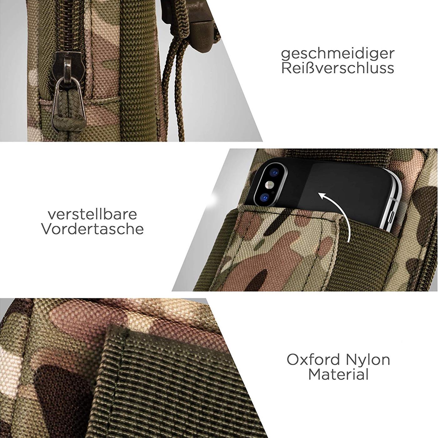 Indexbild 14 - Gürtel Tasche Für Xiaomi Modelle Handy Hülle Schutzhülle Case Clip Etui Nylon