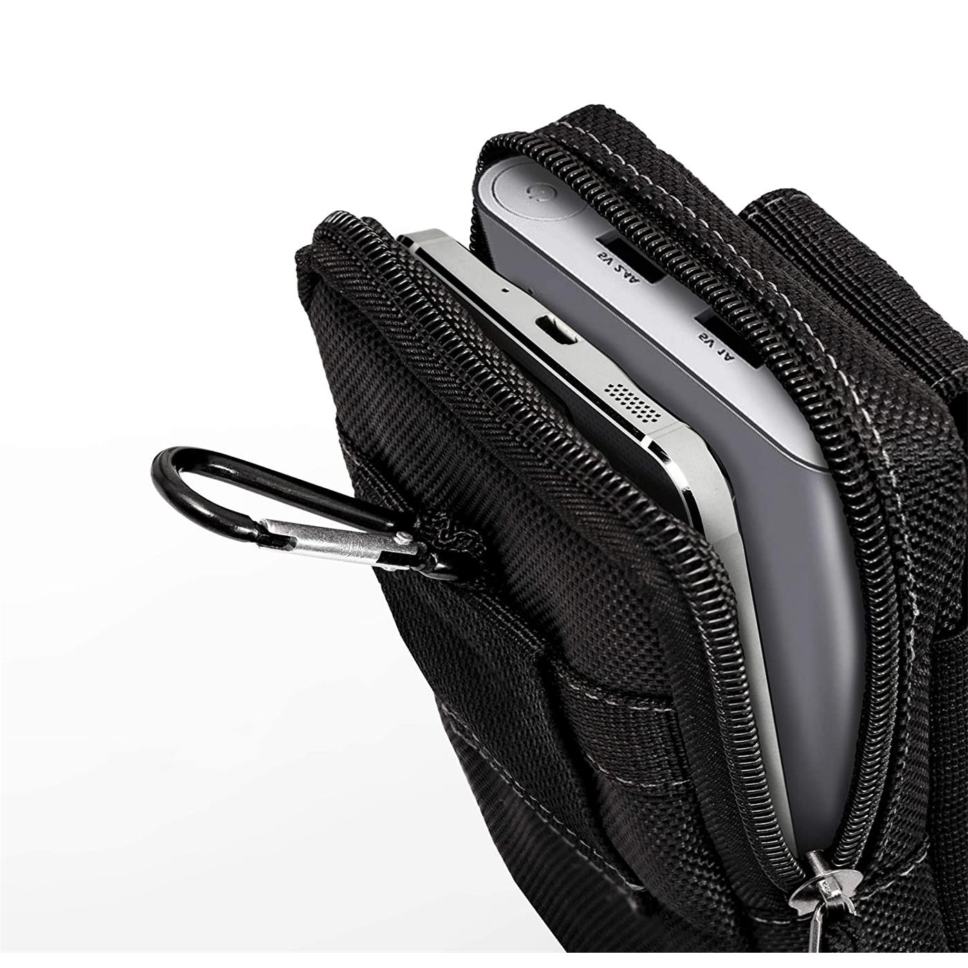 Indexbild 4 - Gürtel Tasche Für Samsung Galaxy Handy Hülle Schutzhülle Case Clip Etui Nylon