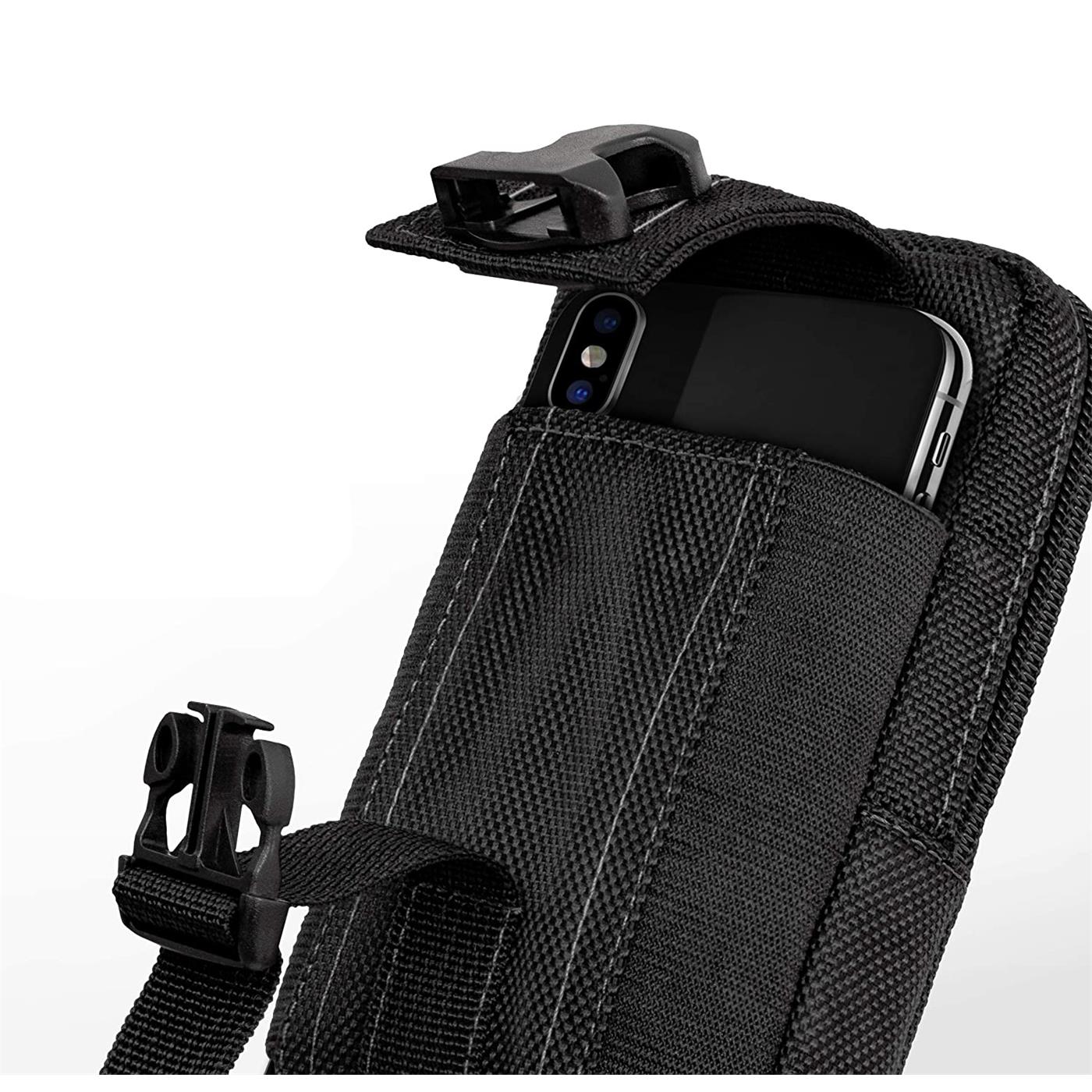 Indexbild 5 - Gürtel Tasche Für Xiaomi Modelle Handy Hülle Schutzhülle Case Clip Etui Nylon