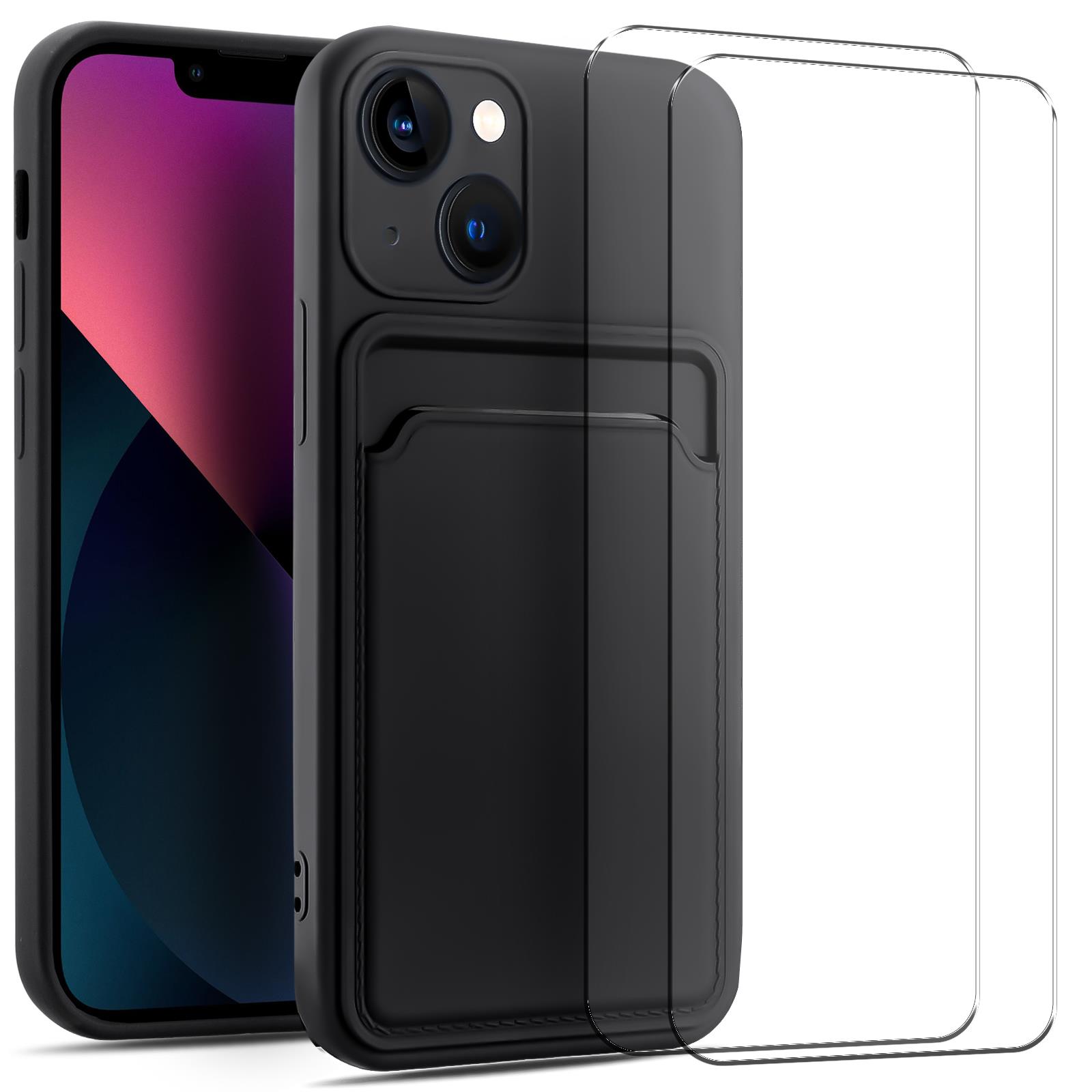 2in1 Film de Verre Protecteur D'Écran Coque pour Apple IPHONE X Xs Slim Coque