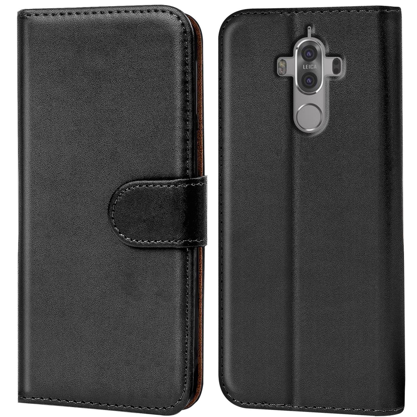 Wallet Case für Huawei Mate 9 Handy Book Cover Flip Tasche Schutzhülle slim