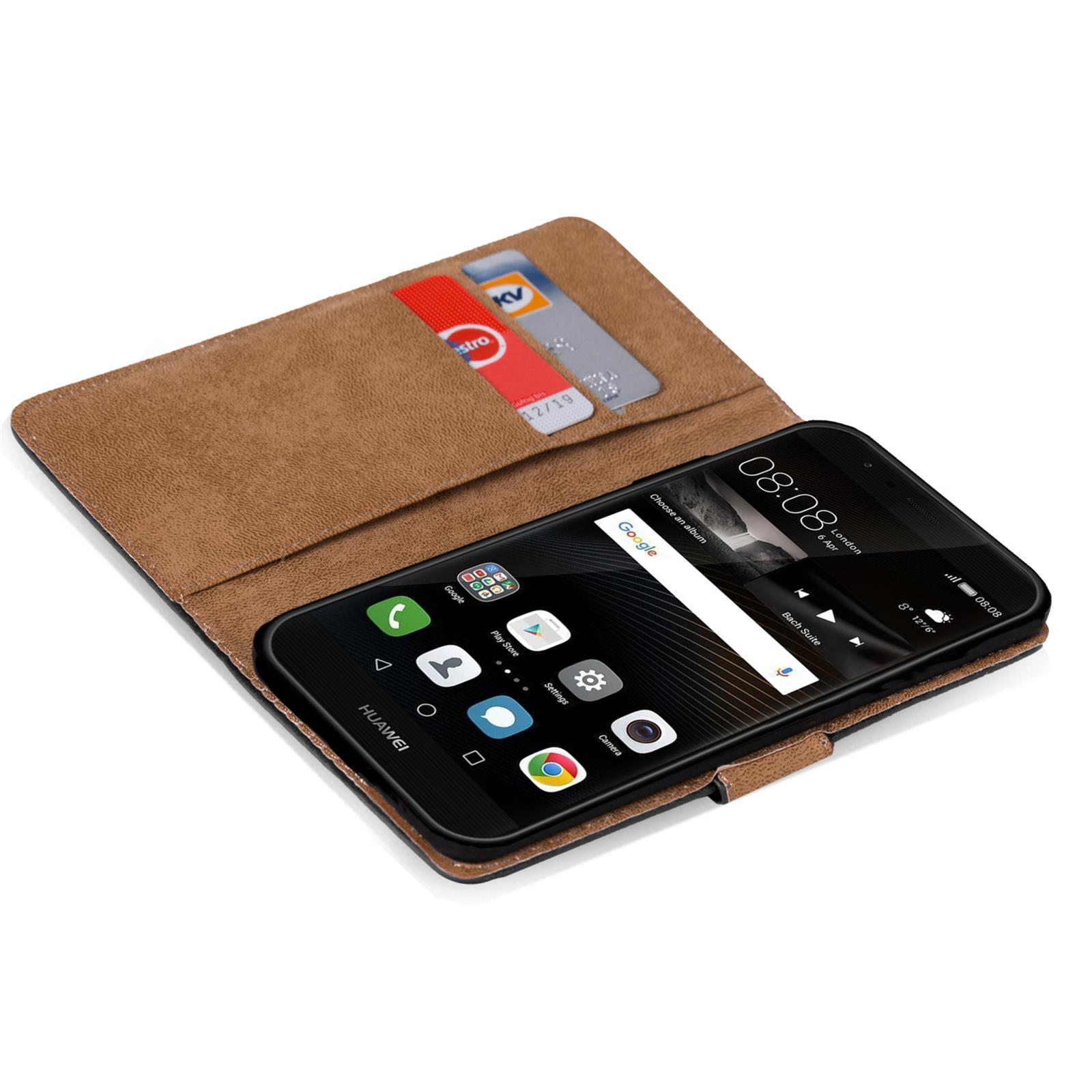 Wallet Case für Huawei P8 Lite 2017 Handy Book Cover Flip Tasche Schutzhülle