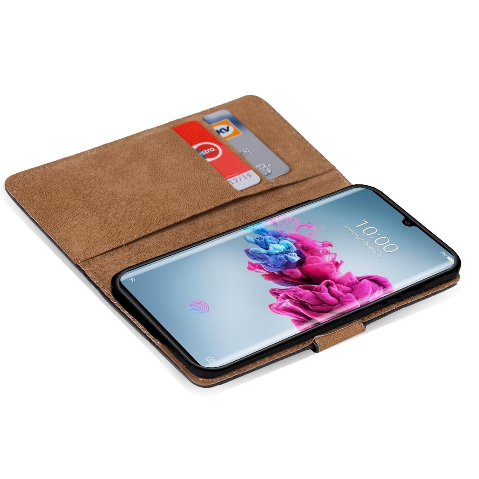 Wallet Case für ZTE Axon 11 Handy Book Cover Flip Tasche Schutzhülle slim