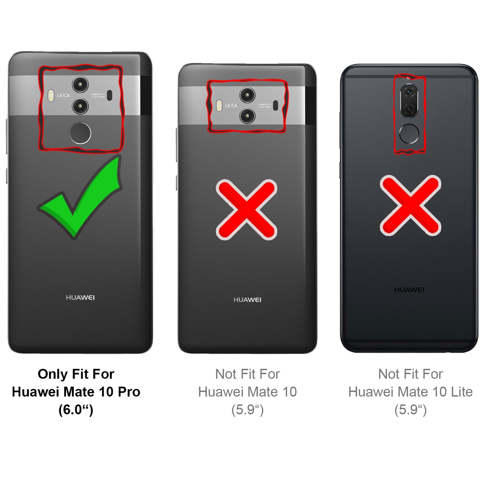 Flip Case Schutzhülle für Huawei Mate 10 Pro Tasche Wallet Cover Klapp Hülle