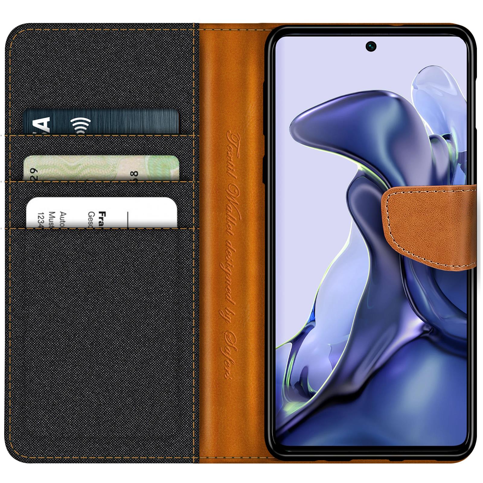 Handyhülle Für Xiaomi 12 Lite 5G – Klapphülle Mit 3 Kartenfächern, Standfuß & Magnetverschluss, Blaugrün