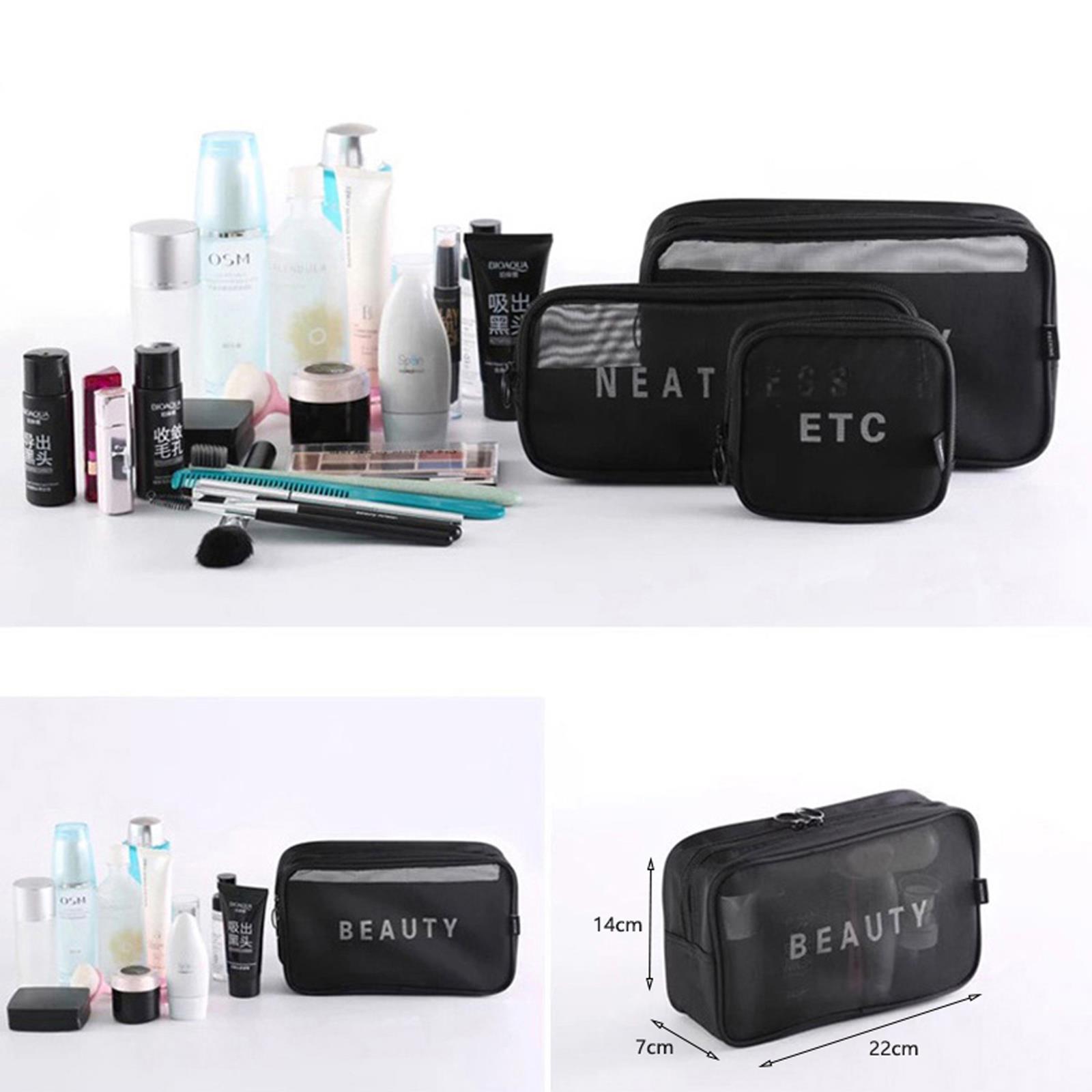 Reise Make-Up Kulturbeutel Beautycase Kosmetik Beutel Tasche Schminktasche Set