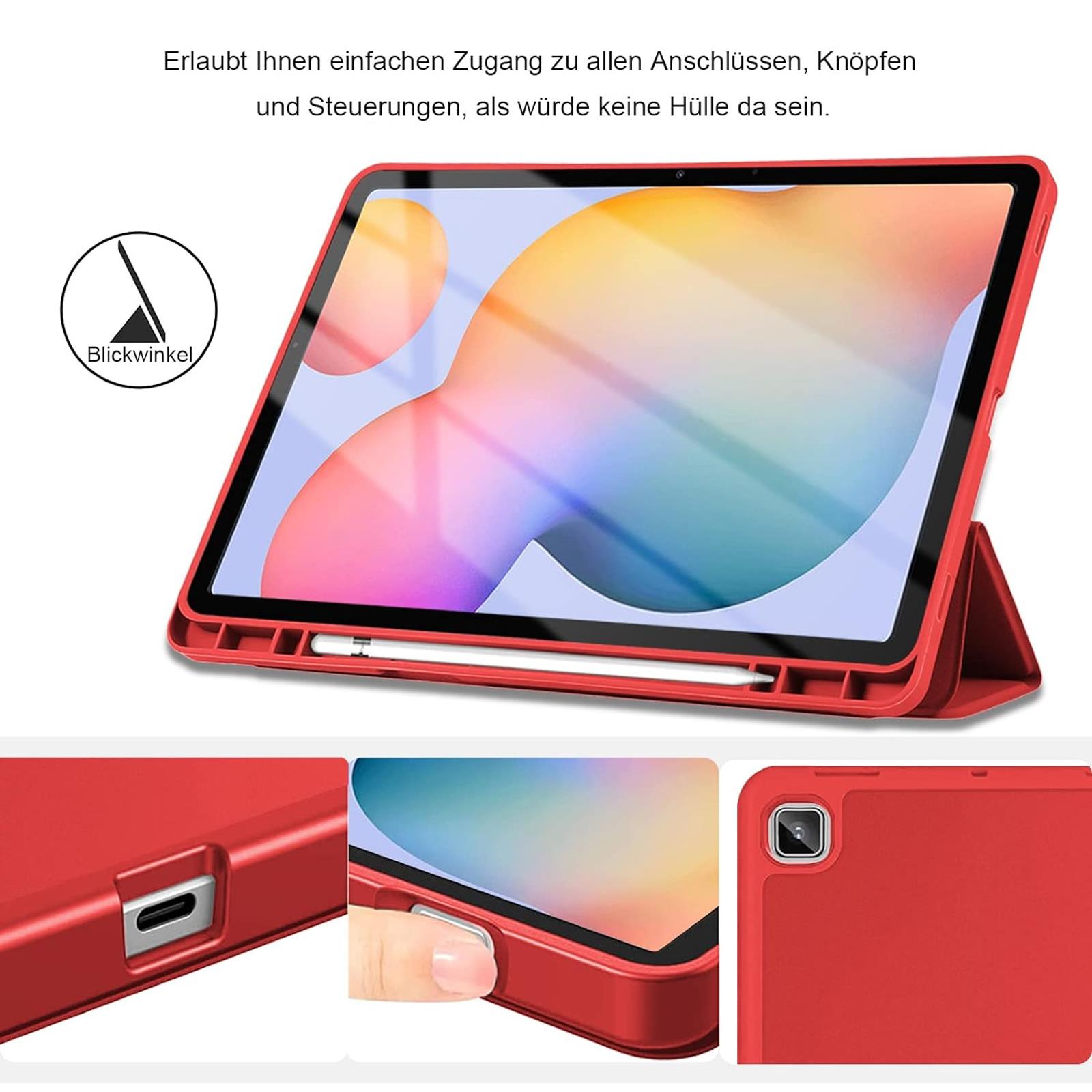 Tablet Smart Cover für Samsung Galaxy TAB Schutzhülle Case Tasche aufstellbar - Afbeelding 18 van 18