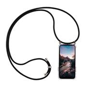 Handykette für iPhone 13 Mini Case zum umhängen Schutzhülle Kordel Handy Hülle, Halsband Schwarz