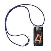 Handykette für iPhone 14 Pro Case zum umhängen Schutzhülle Kordel Handy Hülle, Halsband Blau