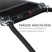 Handykette für iPhone 14 Pro Max Case zum umhängen Schutzhülle Kordel Handy Hülle, Halsband Blau