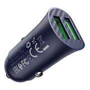 Hoco Z39 QC 3.0 Power KFZ Ladegerät | Schnell Ladegerät 2x USB + Lightning Ladekabel