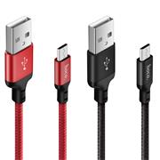 Hoco High Speed X14 - 1m Micro-USB Ladekabel Nylon USB Kabel Datenkabel