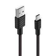 Hoco X29 USB Kabel 1m USB-C Ladekabel Datenkabel Carbon Faser Textur