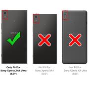 Flipcase für Sony Xperia XA1 Ultra Hülle Klapphülle Cover klassische Handy Schutzhülle