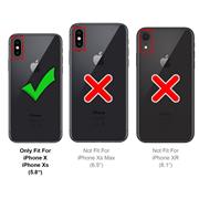 Basic Handyhülle für Apple iPhone X / XS Hülle Book Case klappbare Schutzhülle