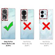 Basic Handyhülle für Honor 80 Pro Hülle Book Case klappbare Schutzhülle