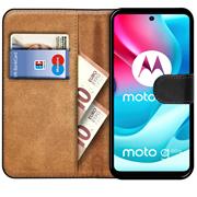Basic Handyhülle für Motorola Moto G60s Hülle Book Case klappbare Schutzhülle