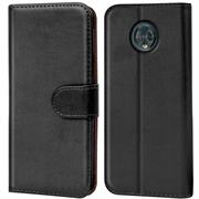 Basic Bookcase Hülle für Motorola Moto G6 Plus Case klappbare Schutzhülle