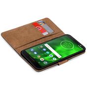 Basic Bookcase Hülle für Motorola Moto G6 Case klappbare Schutzhülle