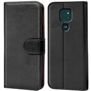 Basic Bookcase Hülle für Motorola Moto G9 Play Case klappbare Schutzhülle